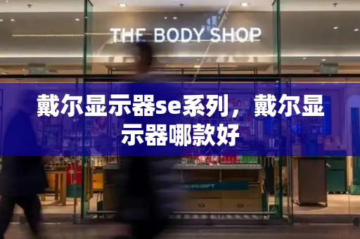 戴尔显示器se系列，戴尔显示器哪款好