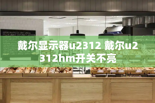 戴尔显示器u2312 戴尔u2312hm开关不亮
