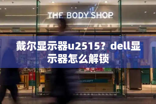 戴尔显示器u2515？dell显示器怎么解锁