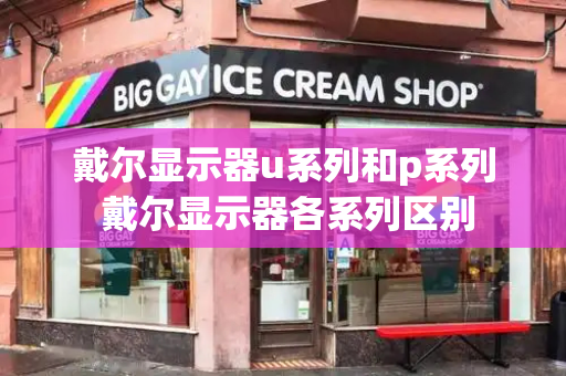 戴尔显示器u系列和p系列 戴尔显示器各系列区别-第1张图片-星选测评