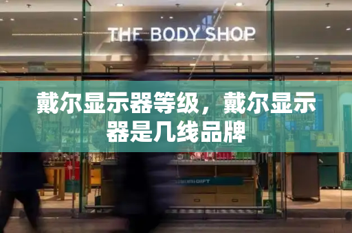 戴尔显示器等级，戴尔显示器是几线品牌-第1张图片-星选测评