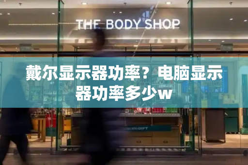 戴尔显示器功率？电脑显示器功率多少w-第1张图片-星选测评