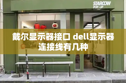 戴尔显示器接口 dell显示器连接线有几种