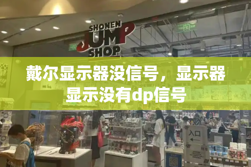戴尔显示器没信号，显示器显示没有dp信号-第1张图片-星选测评