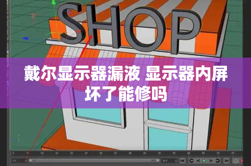 戴尔显示器漏液 显示器内屏坏了能修吗