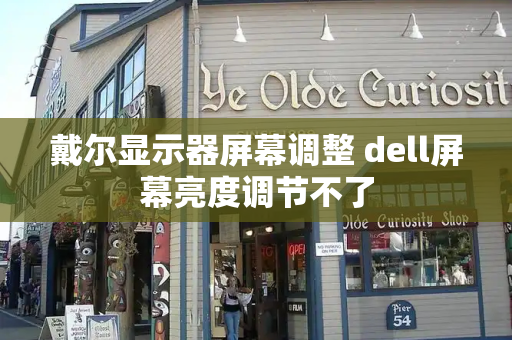 戴尔显示器屏幕调整 dell屏幕亮度调节不了