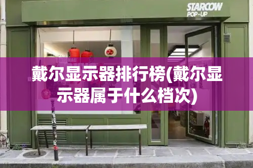 戴尔显示器排行榜(戴尔显示器属于什么档次)