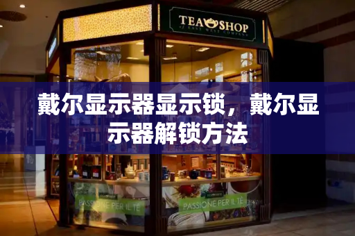 戴尔显示器显示锁，戴尔显示器解锁方法-第1张图片-星选测评