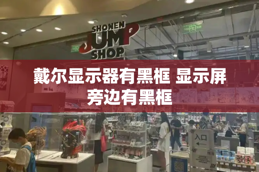 戴尔显示器有黑框 显示屏旁边有黑框