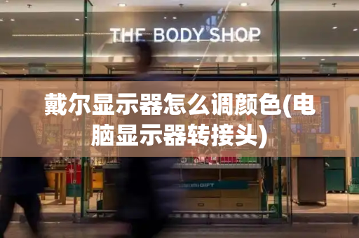 戴尔显示器怎么调颜色(电脑显示器转接头)