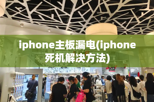 iphone主板漏电(iphone死机解决方法)-第1张图片-星选测评