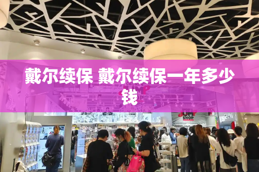 戴尔续保 戴尔续保一年多少钱
