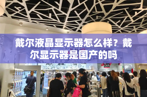 戴尔液晶显示器怎么样？戴尔显示器是国产的吗-第1张图片-星选测评