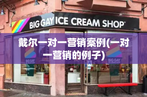 戴尔一对一营销案例(一对一营销的例子)-第1张图片-星选测评