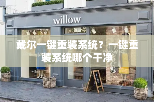 戴尔一键重装系统？一键重装系统哪个干净