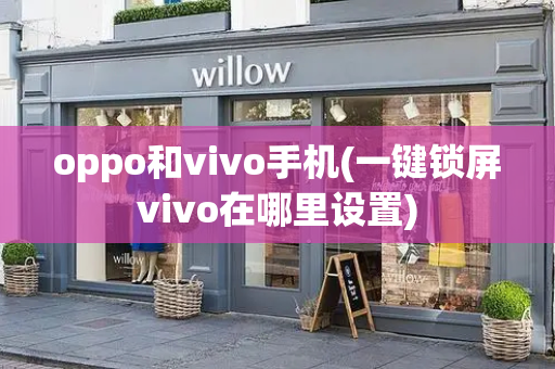 oppo和vivo手机(一键锁屏vivo在哪里设置)