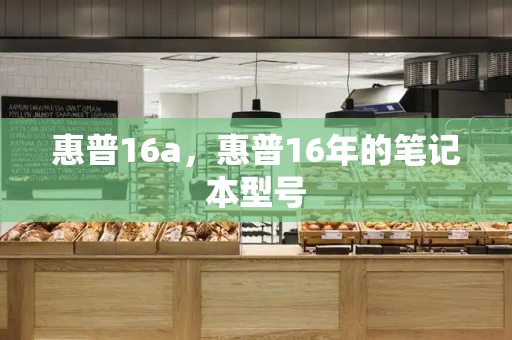 惠普16a，惠普16年的笔记本型号-第1张图片-星选测评