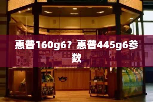 惠普160g6？惠普445g6参数-第1张图片-星选测评