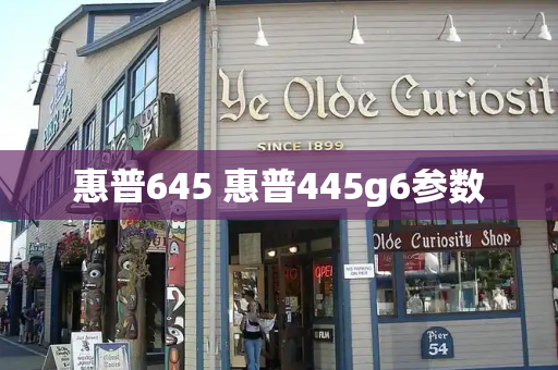 惠普645 惠普445g6参数-第1张图片-星选测评