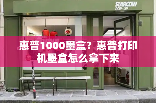 惠普1000墨盒？惠普打印机墨盒怎么拿下来-第1张图片-星选测评