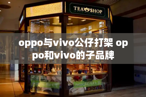 oppo与vivo公仔打架 oppo和vivo的子品牌