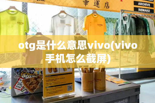 otg是什么意思vivo(vivo手机怎么截屏)