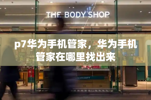 p7华为手机管家，华为手机管家在哪里找出来-第1张图片-星选测评