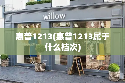 惠普1213(惠普1213属于什么档次)