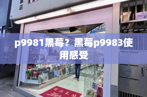 p9981黑莓？黑莓p9983使用感受