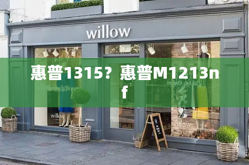 惠普1315？惠普M1213nf-第1张图片-星选测评