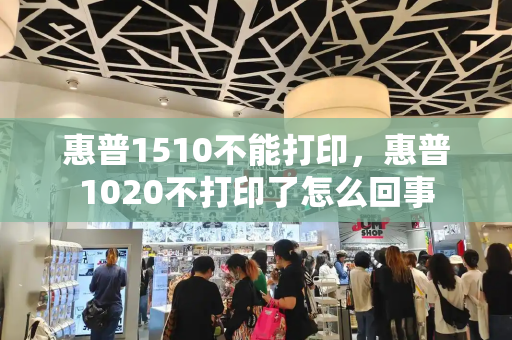 惠普1510不能打印，惠普1020不打印了怎么回事-第1张图片-星选测评