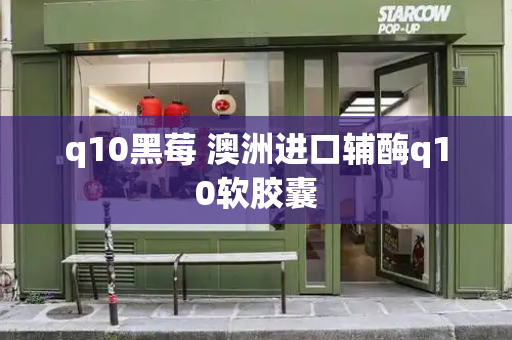q10黑莓 澳洲进口辅酶q10软胶囊