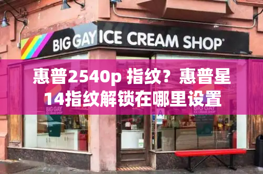 惠普2540p 指纹？惠普星14指纹解锁在哪里设置-第1张图片-星选测评