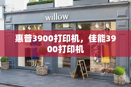惠普3900打印机，佳能3900打印机-第1张图片-星选测评