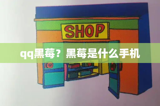 qq黑莓？黑莓是什么手机