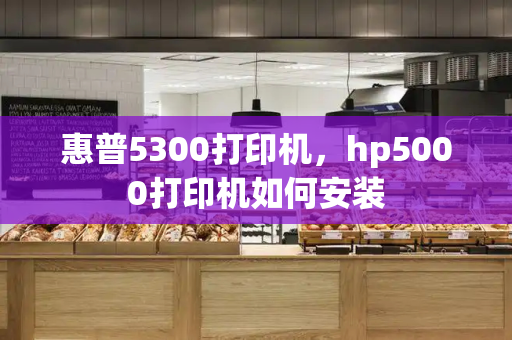 惠普5300打印机，hp5000打印机如何安装-第1张图片-星选测评