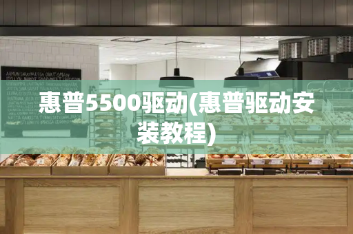 惠普5500驱动(惠普驱动安装教程)