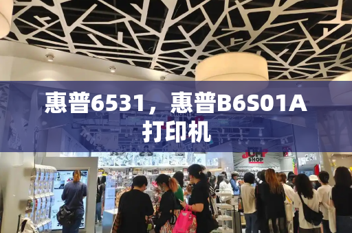 惠普6531，惠普B6S01A打印机-第1张图片-星选测评