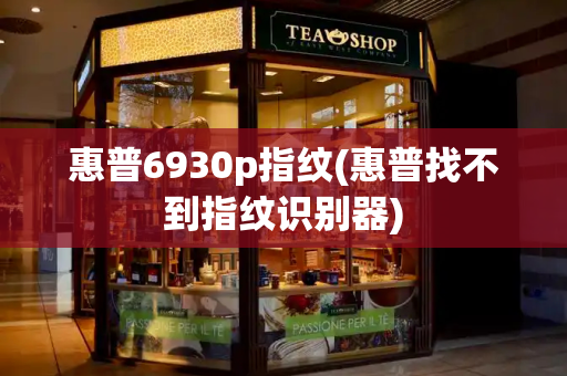 惠普6930p指纹(惠普找不到指纹识别器)-第1张图片-星选测评