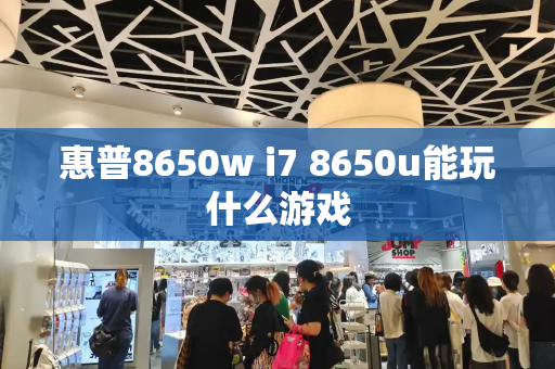 惠普8650w i7 8650u能玩什么游戏