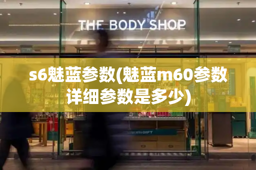 s6魅蓝参数(魅蓝m60参数详细参数是多少)