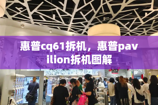 惠普cq61拆机，惠普pavilion拆机图解-第1张图片-星选测评