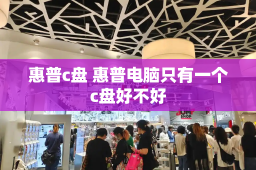惠普c盘 惠普电脑只有一个c盘好不好
