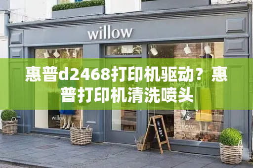 惠普d2468打印机驱动？惠普打印机清洗喷头-第1张图片-星选测评