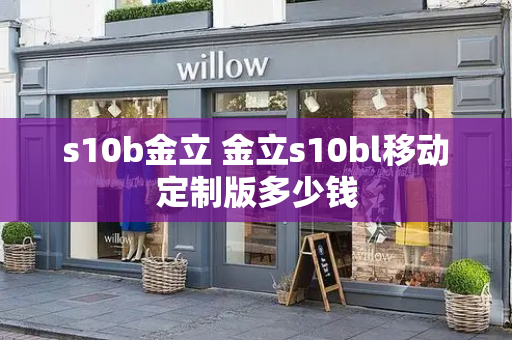 s10b金立 金立s10bl移动定制版多少钱