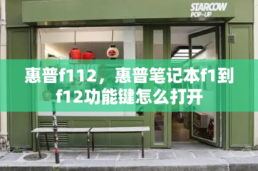 惠普f112，惠普笔记本f1到f12功能键怎么打开-第1张图片-星选测评