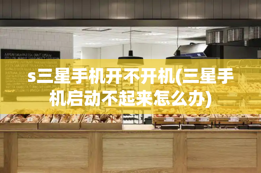 s三星手机开不开机(三星手机启动不起来怎么办)-第1张图片-星选测评
