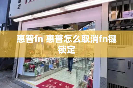 惠普fn 惠普怎么取消fn键锁定-第1张图片-星选测评