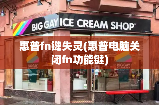 惠普fn键失灵(惠普电脑关闭fn功能键)