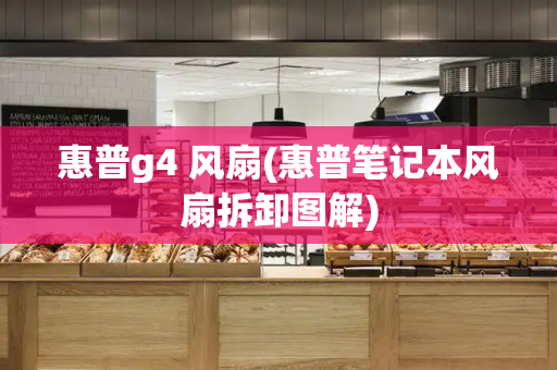惠普g4 风扇(惠普笔记本风扇拆卸图解)-第1张图片-星选测评